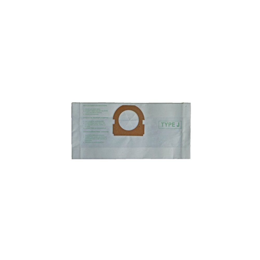 6 Hoover Type J 4010010J, #405396, 625871 Canister Tank Vacuum Cleaner Bags Model Constellation, Portable 822, 822A