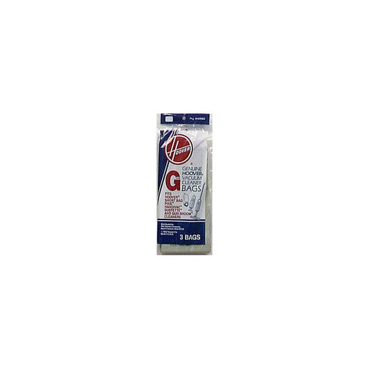 Hoover #4010008G 3PK Hoover G Broom Bag