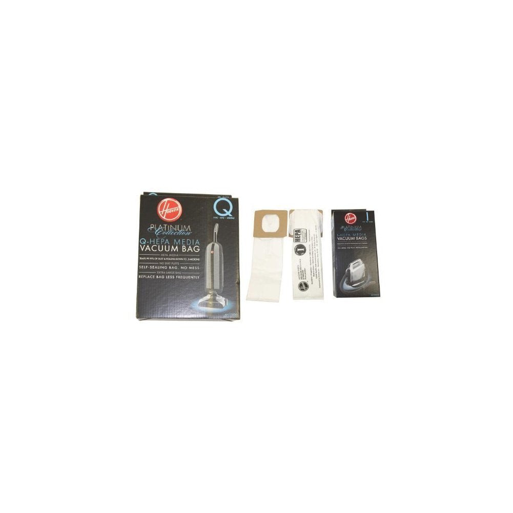Hoover Platinum HEPA Bags: 4 Q bags & 4 I Bags