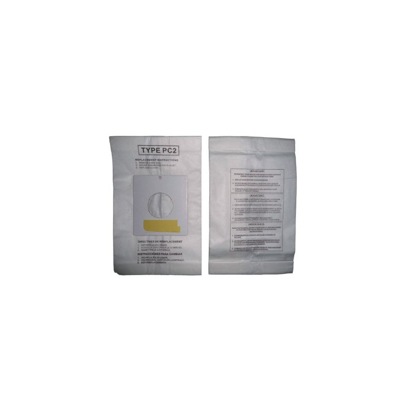 30 Sharp Canister Type PC-2 Vacuum Cleaner Allergy Bags, EC-10PC2, EC-05PC2 EC-PC4, EC-6312P, EC7314P, 6311, EC-63,