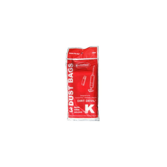 15 Royal Dirt Devil Stick Vac Type K Allergy Vacuum Bags, All Dirt Devil Stick vacs and Royal Vac Vacuum Cleaners,120SW