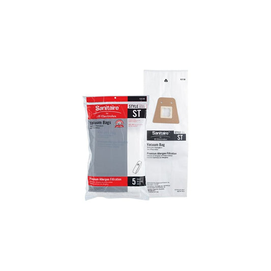 PAPER BAGS-SANITAIRE,ST,5PK,SC-600,UPRIGHT CLOTH MATERIAL