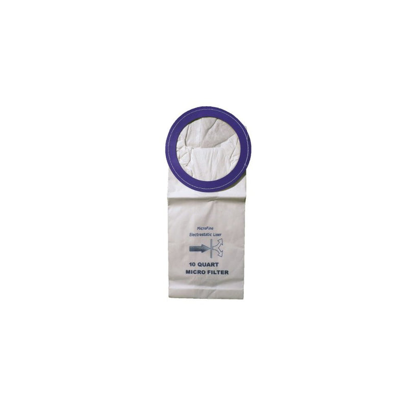 20 Commercial Backpack Vacuum Cleaner Bags 10 Quart, Clarke, Coach, Sandia, Windsor, Proteam, Raven, Perfect, EDIC,