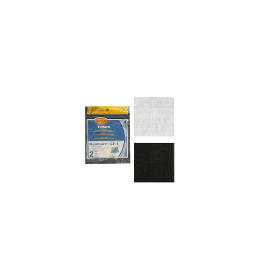 (2) Kenmore Sears Progressive Foam Filter CF1, Progressive & Whispertone, Panasonic Vacuum Cleaners, 86883, 86880, AC37KAKTZ000