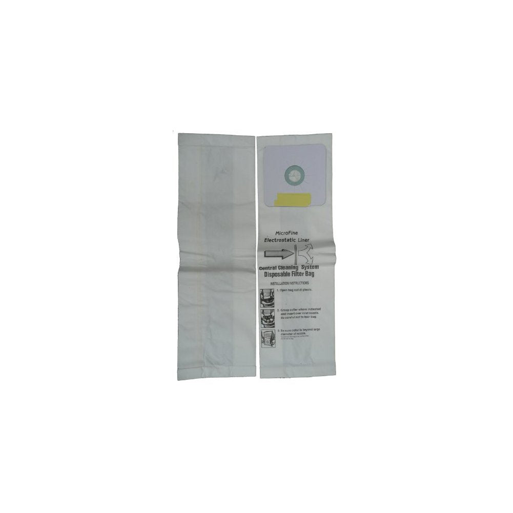 6 Central Vacuum Cleaner bags For Nutone Broan Cyclovac Dynavac Easyflo Eureka Filteraire Frigidaire Housekeeper/Ri
