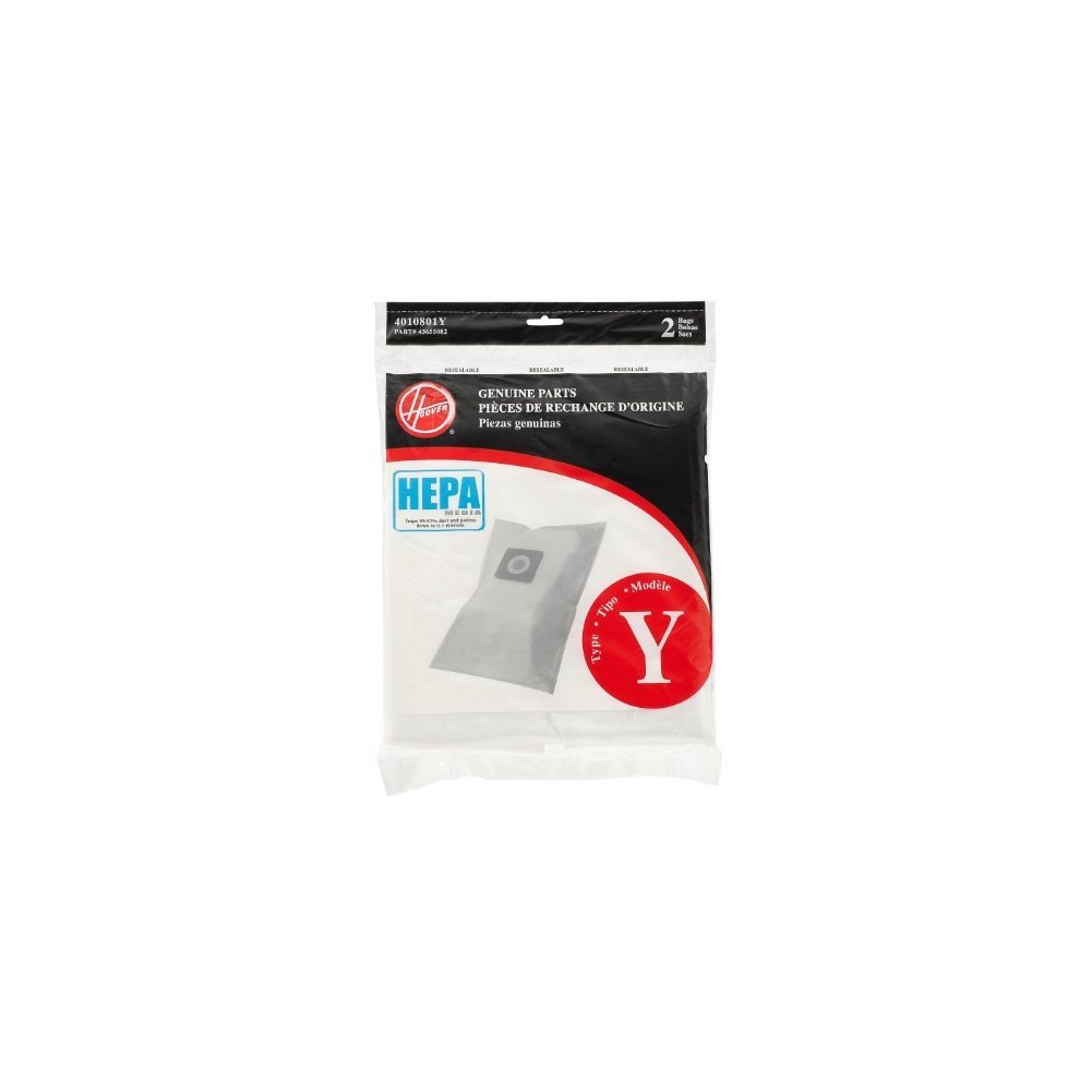Hoover Type Y HEPA Filter Bag, Set of 4 bags