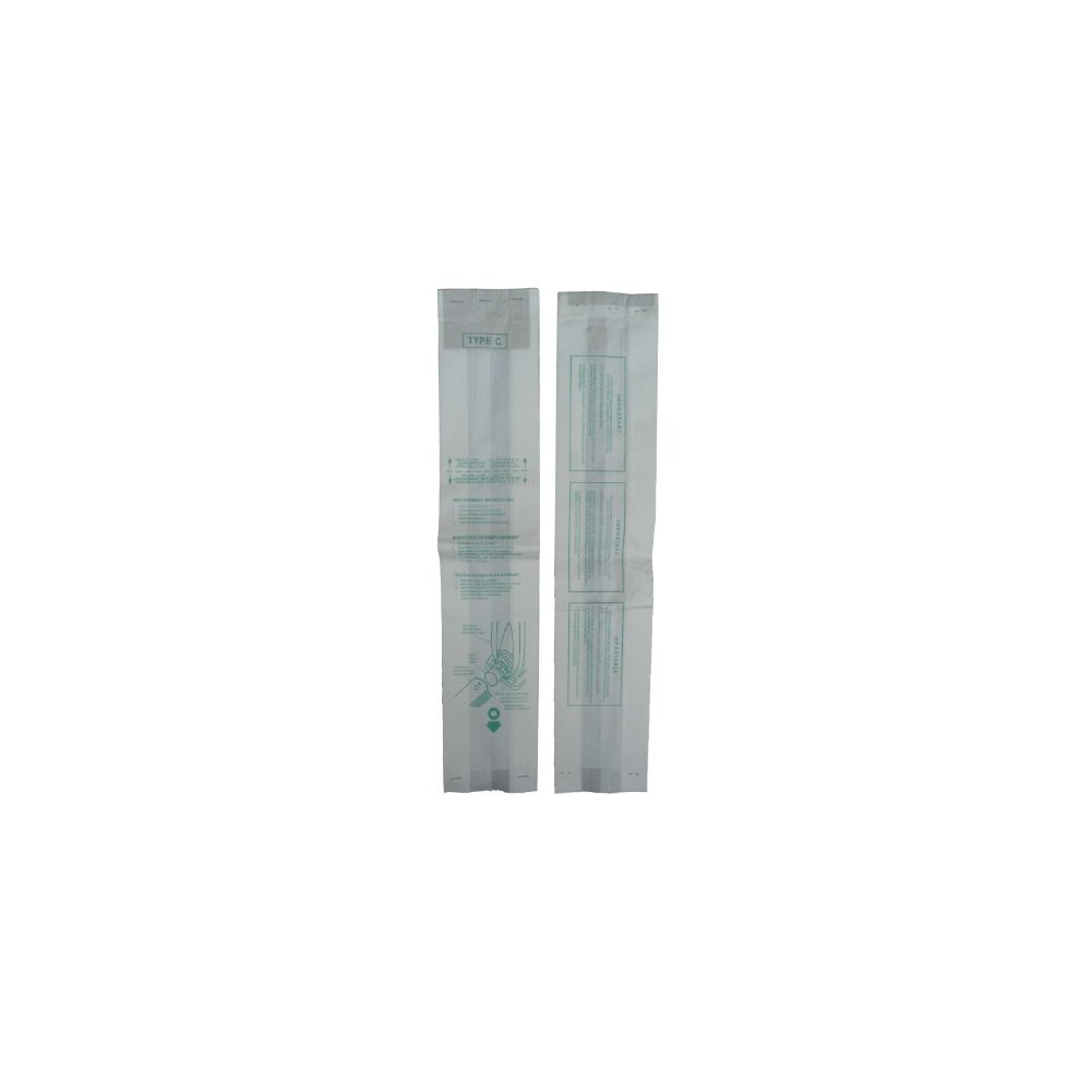 4 Hoover Type C Vacuum Bags for Convertible Upright, Bottom Fill Convertible, Lightweight, O/S Vacuum Cleaners, 436
