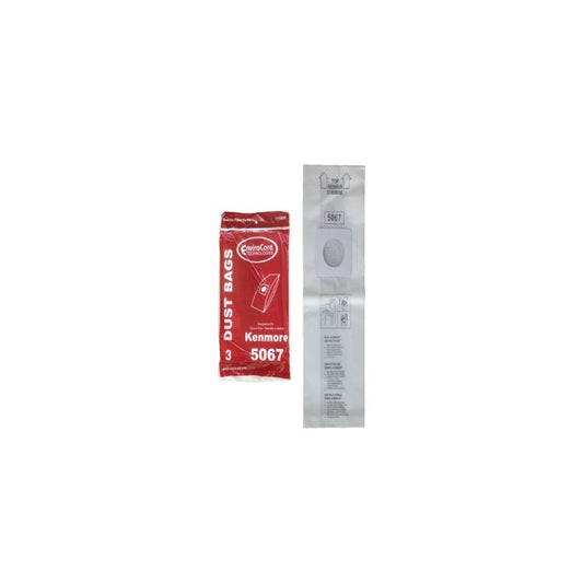 3 Kenmore 5067 Type X Upright Vacuum Cleaner Bag Model #11632265 11632275 11634510, Sears 50678, 11634610 34612 346