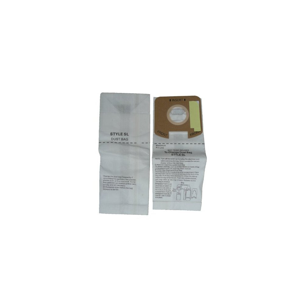 150 Eureka Sanitaire Type SL Vacuum Bag, Commercial Mini Upright Vacuum Cleaners, S782, SC785, S782A, S782A-1, SC78