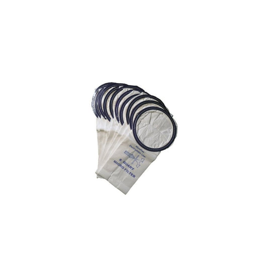 10 Commercial Vacuum Cleaner 6 QT Bag ProTeam, Allstar, Perfect, Sandia, Nobles, Windsor, 62112 Sanitaire BP-1 Back