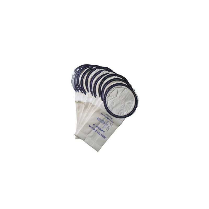 10 Commercial Vacuum Cleaner 6 QT Bag ProTeam, Allstar, Perfect, Sandia, Nobles, Windsor, 62112 Sanitaire BP-1 Back