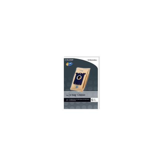 Electrolux EL200F S-Bag Classic Vacuum Bag, Set of 5, EL200F, EL200G