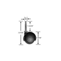 (4) Shop Vac 4201796 420-17-96, 42063-96 Dual Wheel Caster Set