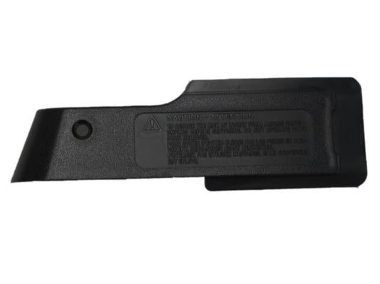 Oreck: O-7505701327 Belt Cover, Black Nozzle Cover Side
