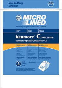 Riccar 2400 Canister Micro-Lined Vacuum Bags - Generic - 3 pack