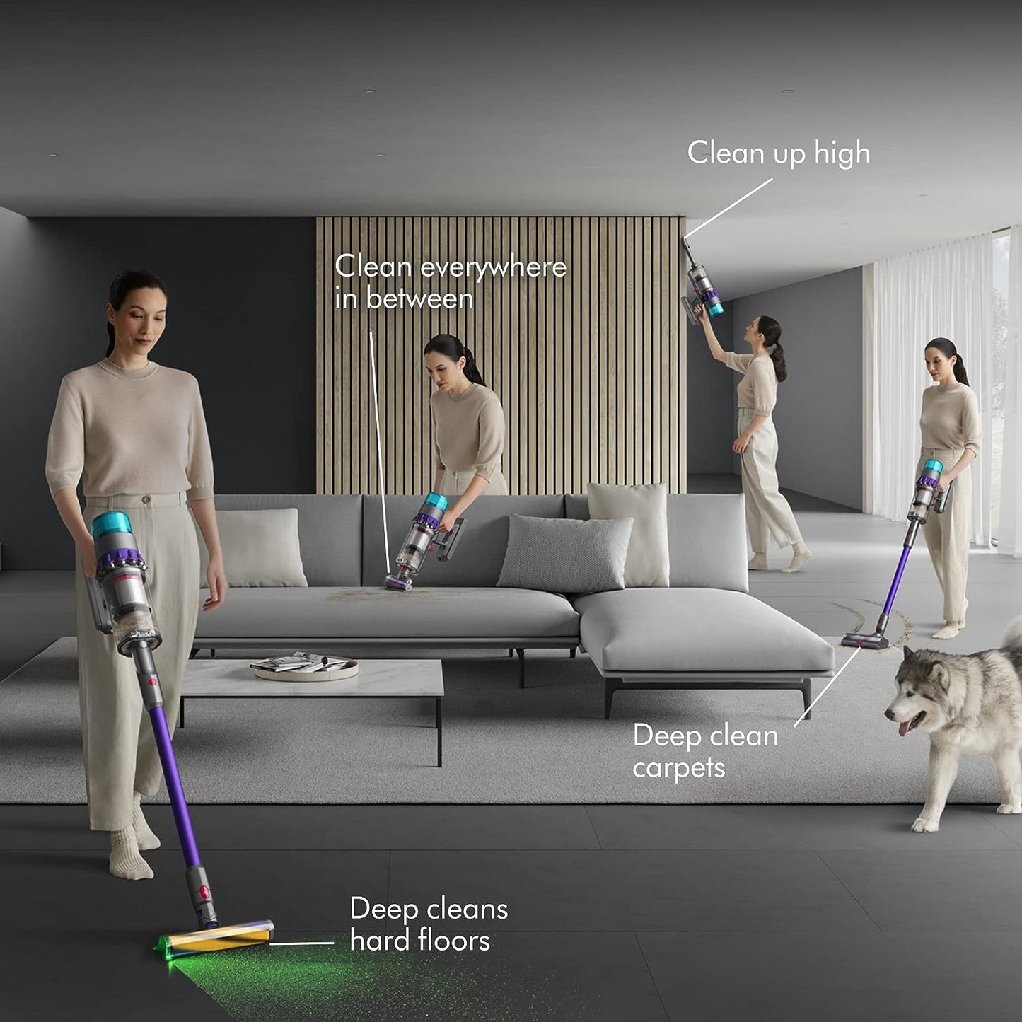 Dyson Gen5 Detect Cordless Stick Vacuum, SV23, HEPA Filter, Larger Bin, 447930-01
