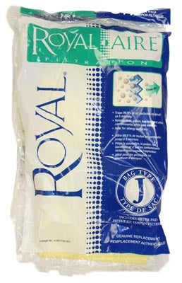 Royal / Dirt Devil Type J Royal-Aire Micro-Filtration Vacuum Bags   3-467130-001 - 3 bags + 1 Filter - Genuine
