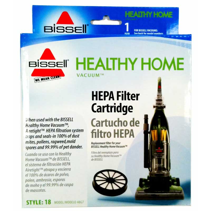 Bissell: B-203-1473 **NLA** Filter, Exhaust Type 18 HEPA Pleated Round