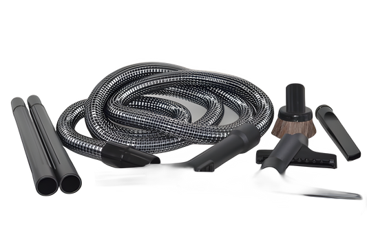 Fit All, Residential Attachment Kit Delux Pan/sharp 12' Hose/hh Dust Brwire Hose Vacuum #32-4906-66