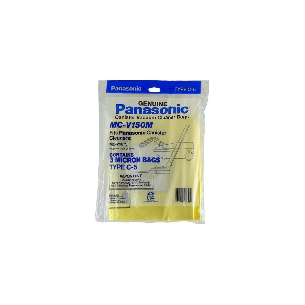 Panasonic MC-V150M Replacement Bag for Canister, 3-Pack