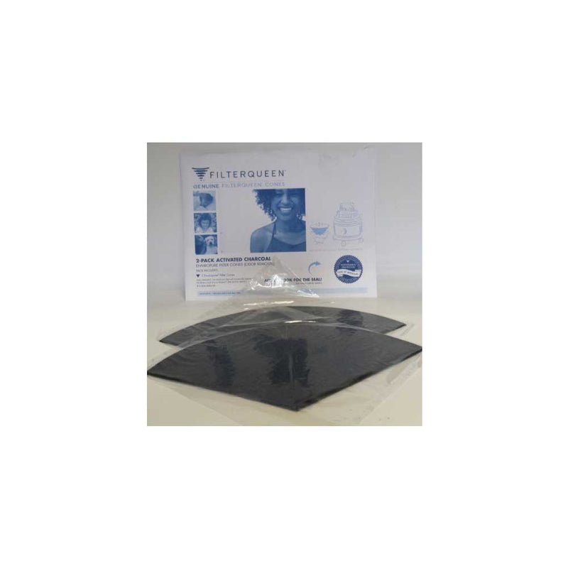 Filter Queen Enviropure Activated Charcoal Filter Cones, 2 Pack
