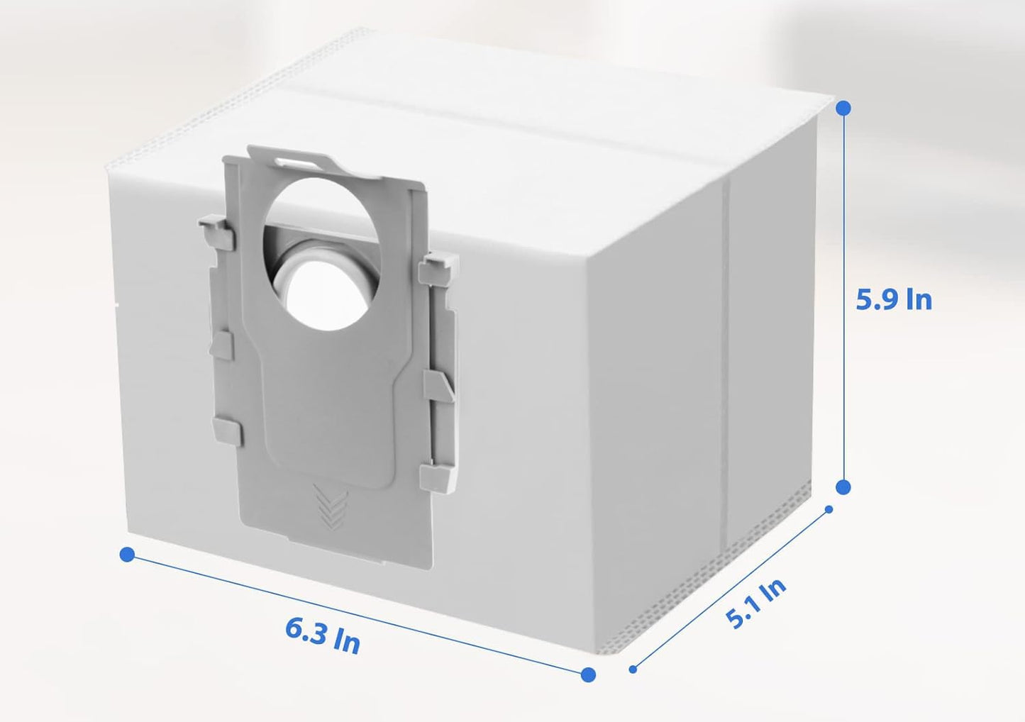 10 Replacement Bags for Roborock Q7 M5+, Q10 S5+, Q10 X5+, Q5 Max+, S8+, S8 Pro Ultra, Q7 Max+/Max, Q8 Max+, S7 Pro Ultra, Q5+, S7 MaxV Ultra Robot Vacuum