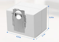 10 Replacement Bags for Roborock Q7 M5+, Q10 S5+, Q10 X5+, Q5 Max+, S8+, S8 Pro Ultra, Q7 Max+/Max, Q8 Max+, S7 Pro Ultra, Q5+, S7 MaxV Ultra Robot Vacuum