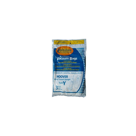 12 Hoover Allergy Vacuum Type Y Bags, WindTunnel Upright Vacuum Cleaners, 43655109, 4010100Y, 4010801Y