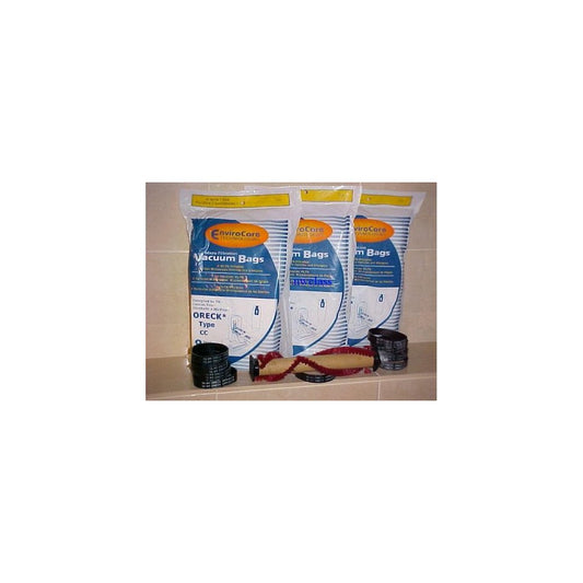 For ORECK COMBO (24 XL/CC Bags + Brush Roll + 6 Belts)