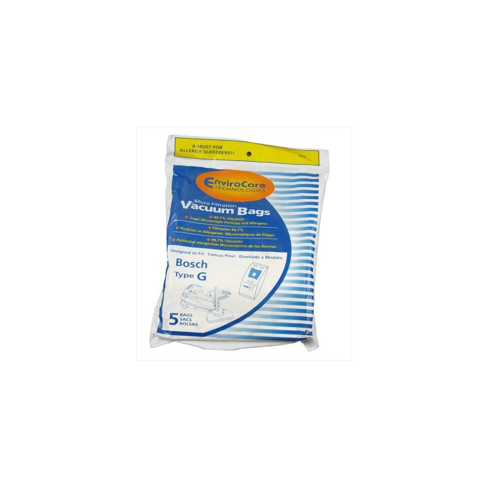 Type G Bosch Vacuum Cleaner Replacement Bag (5 Pack)