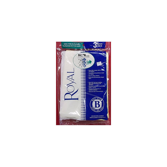 Royal Vacuum Cleaner Type B HEPA Bags - 3 Bags