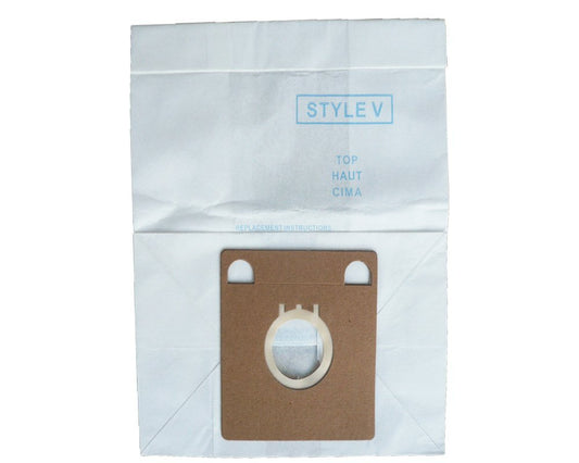 6 Eureka Style V Vacuum Bags, Power Team, Powerline, Canisters, World Vac, Home Cleaning System Vacuum Cleaners, 38