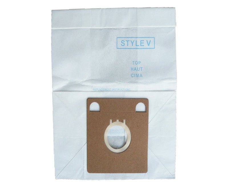 6 Eureka Style V Vacuum Bags, Power Team, Powerline, Canisters, World Vac, Home Cleaning System Vacuum Cleaners, 38