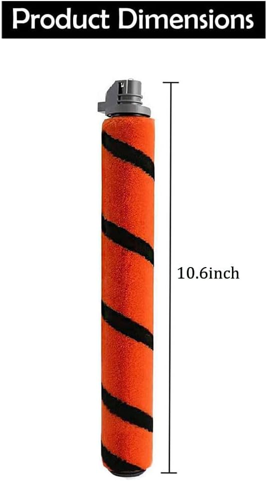 Shark Soft Brushroll for Apex Zero-M AX950, AX951, AZ1000, AZ1000W, AZ1002, AZ1002BRN Upright Vacuums, app 10.62 inch#1173FT950, 1395FC831