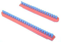 BRUSH INSERTS-EUREKA,SANITAIRE,VGII,12'' ORANGE WITH BLUE BRISTLES