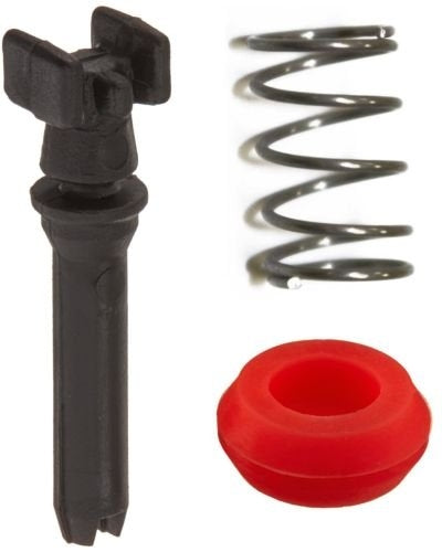 Hoover Max Extract Water and Solution Tank Valve Kit - Max Extract FH50 Series Part #'s 525539001 valve stem, 563226001 valve seal, and 38312014 valve spring
