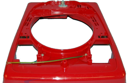 Sanitaire: E-53425-9 Base, 12" Red W/Outer Wheels Latch Style Quick Kln