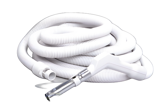 Hose Assy 30ft, Low Voltage W/button, 1 3/8''plastiflex, Light Gray Vacuum #XE130138030BUI