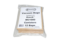 PAPER BAGS-ORECK QUEST,12PK STRAIGHT SUCTION CAN.