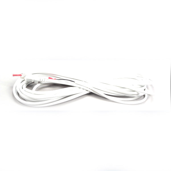 Oreck Vacuum Power Cord 18 Gauge 2 Wire - 30 Feet - White