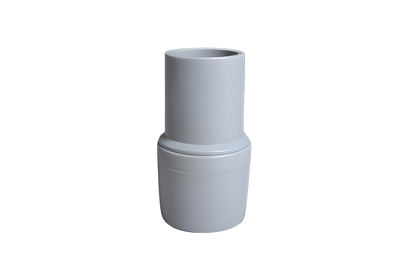 Fit All, Commercial Hose Cuff Swivel Type, 1 1/2, Gray Crushproof Vacuum #150ESF