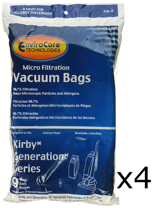 36 Kirby Generation Microfiltration Vacuum Cleaner Bags