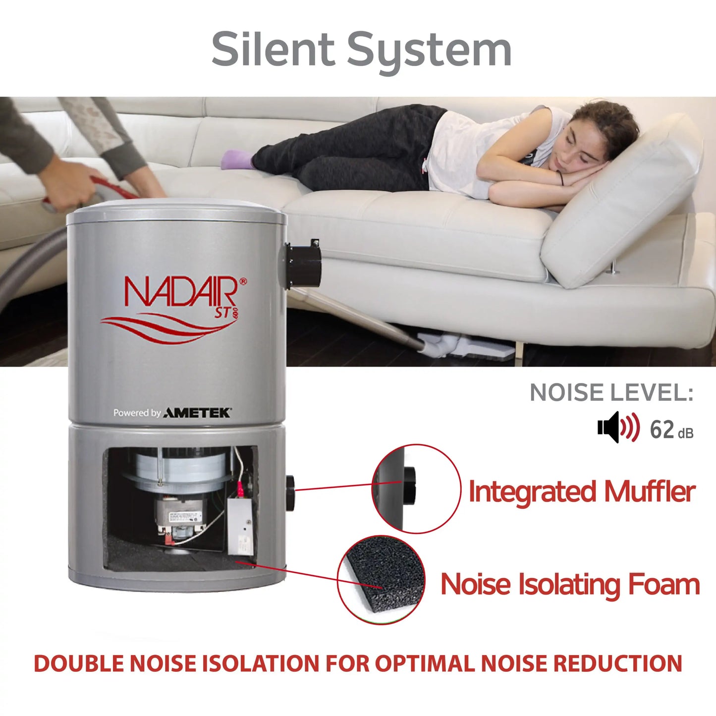 Nadair ST Series Central Vacuum Systems