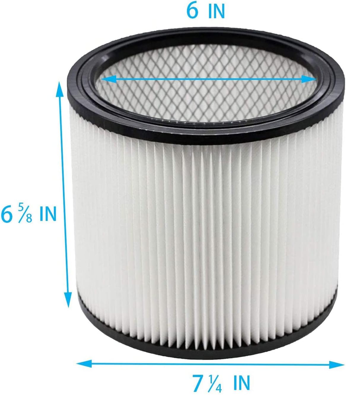 Replacement Shop-Vac 90350 90304 90333 Filters For most Wet/Dry Vacuum Cleaners 5 Gallon and above, Compare to Part 90304, 90585