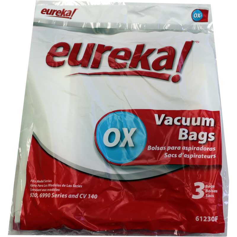 Eureka Type 'OX' Canister Vacuum Cleaner Bags - 3 Pack x 2 (Total 6 Bags)