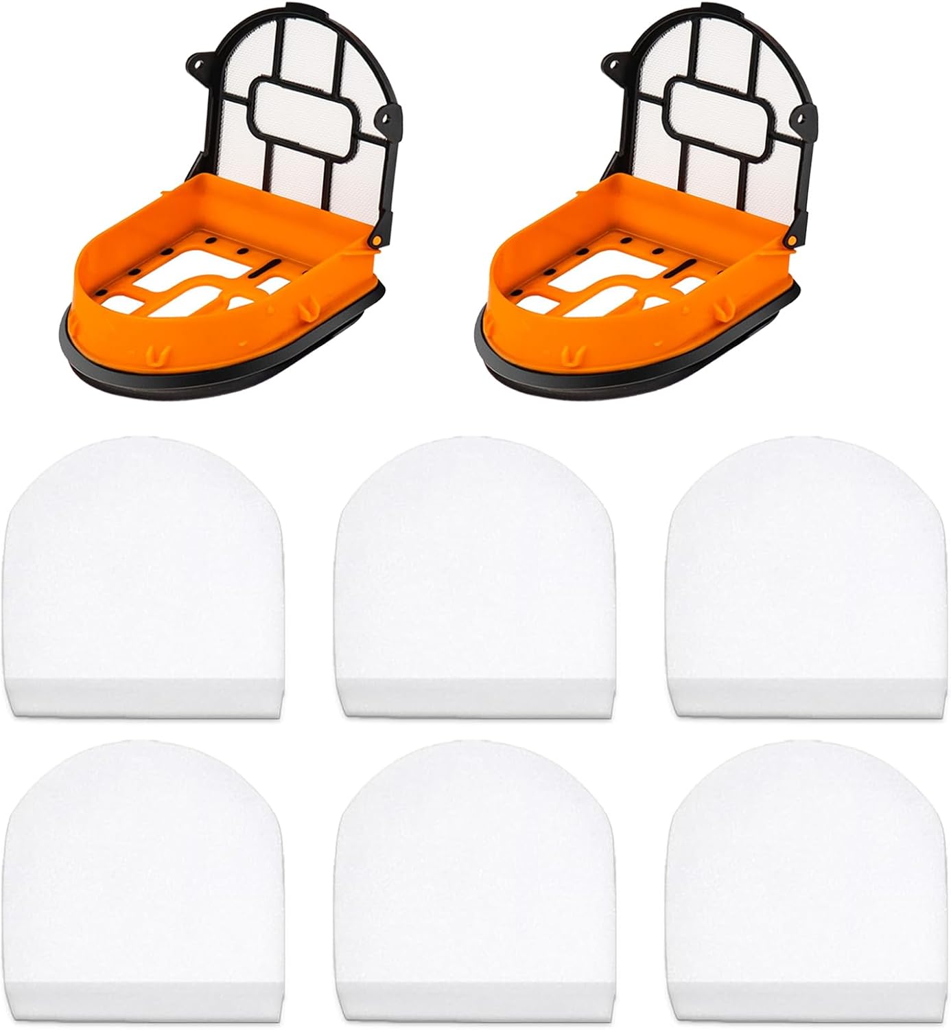 Replacement Kit for Shark WDB1F2 Antimicrobial Brushroll & 2-Pack Filter