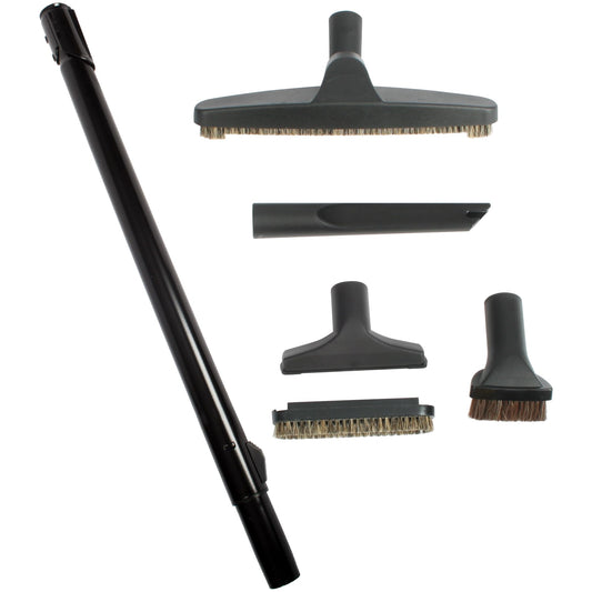 High Quality Vacuum Attachment Kit Telescoping Wand, Black