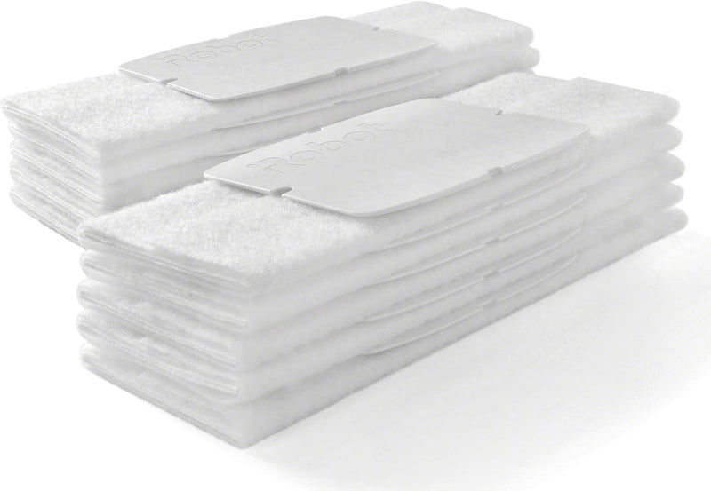 Dry Sweeping Pads for iRobot Braava jet Braava Jet 200 Series, 240 (10-Pack) - White