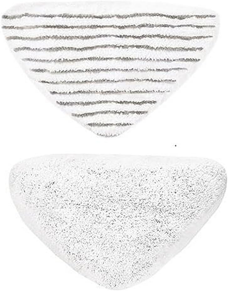 BISSELL Steam Mop Select Triangular Replacement Pads, 2 pk, 76B2A, White, CHB
