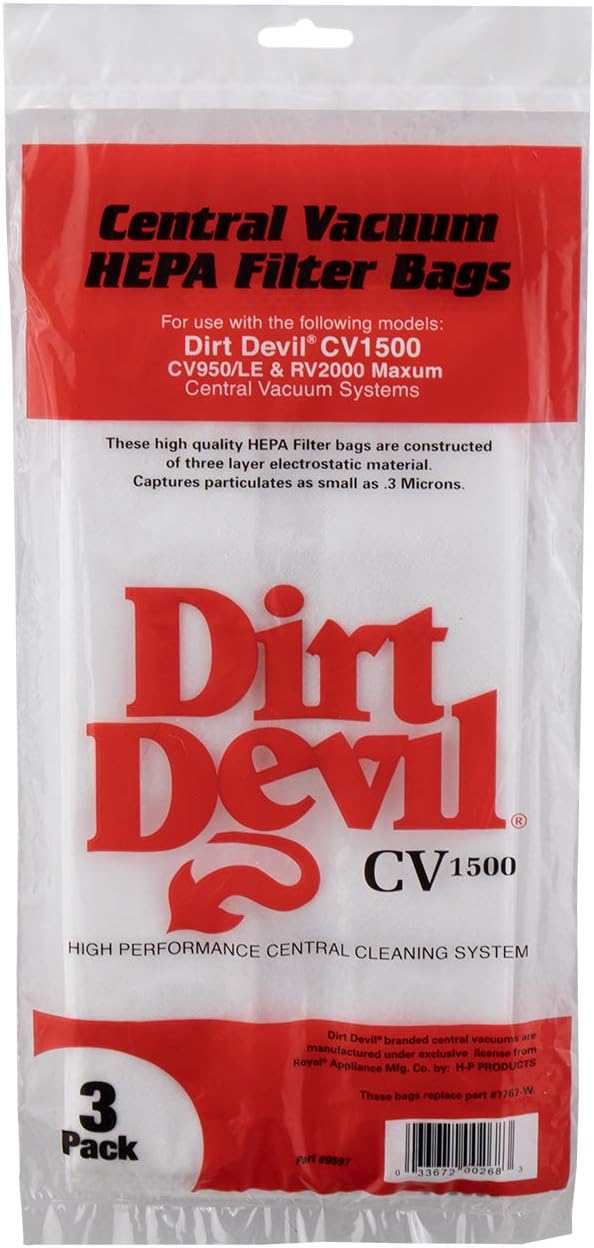 H-P Products Dirt Devil CV1500 Vacuum Filter Bag, (Pack of 6) part # 9597